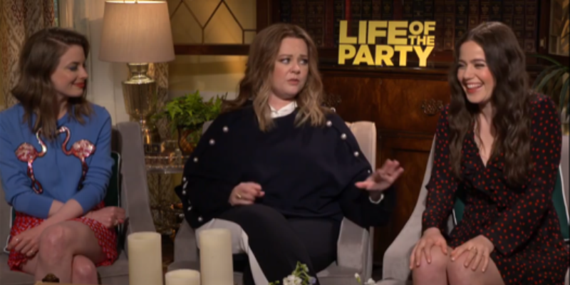 “LIFE OF THE PARTY” CAST INTERVIEWS