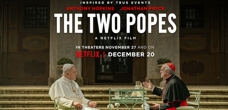 Movie Review: THE TWO POPES – PAUL'S TRIP TO THE MOVIES