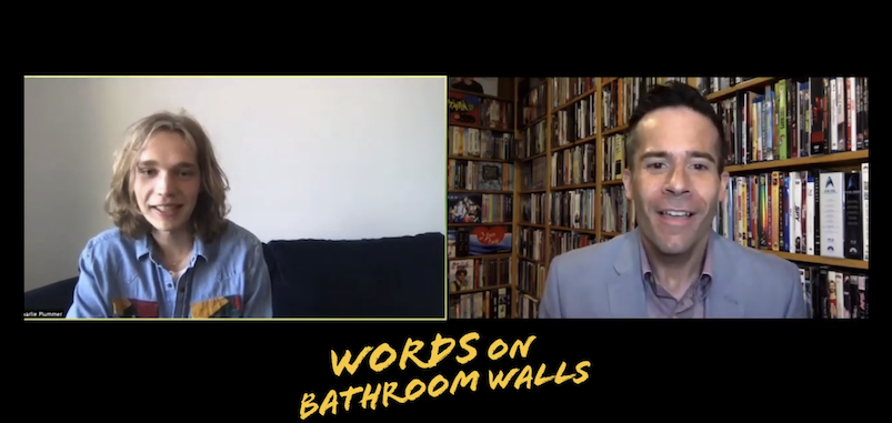 CHARLIE PLUMMER AND TAYLOR RUSSELL INTERVIEWS – “WORDS ON BATHROOM WALLS”