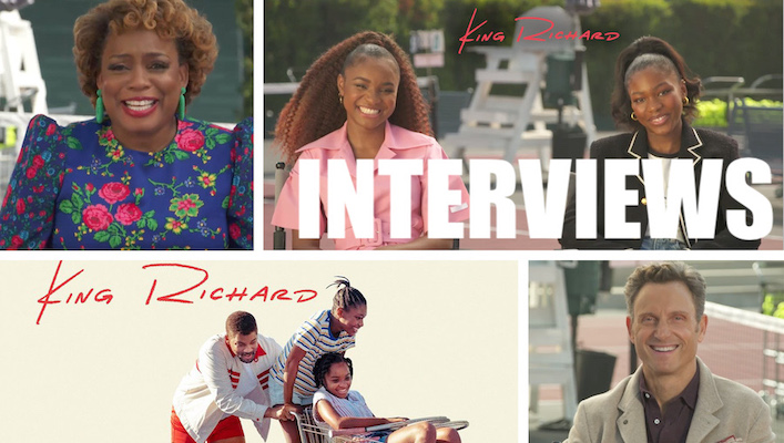 KING RICHARD Interviews – Aunjanue Ellis, Saniyya Sidney, Demi Singleton, Tony Goldwyn