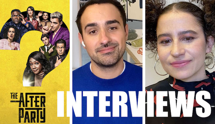 THE AFTERPARTY Interviews – Jamie Demetriou and Ilana Glazer On Their Funny Murder Mystery￼