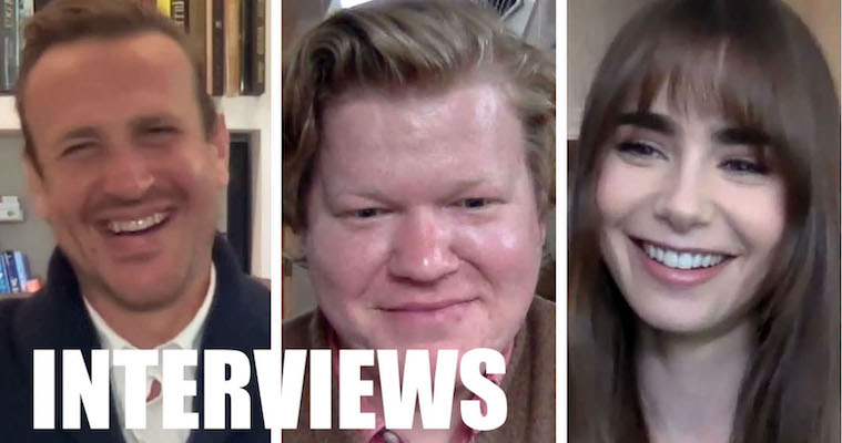 WINDFALL Cast Interviews – Jason Segel, Jesse Plemons, Lily Collins