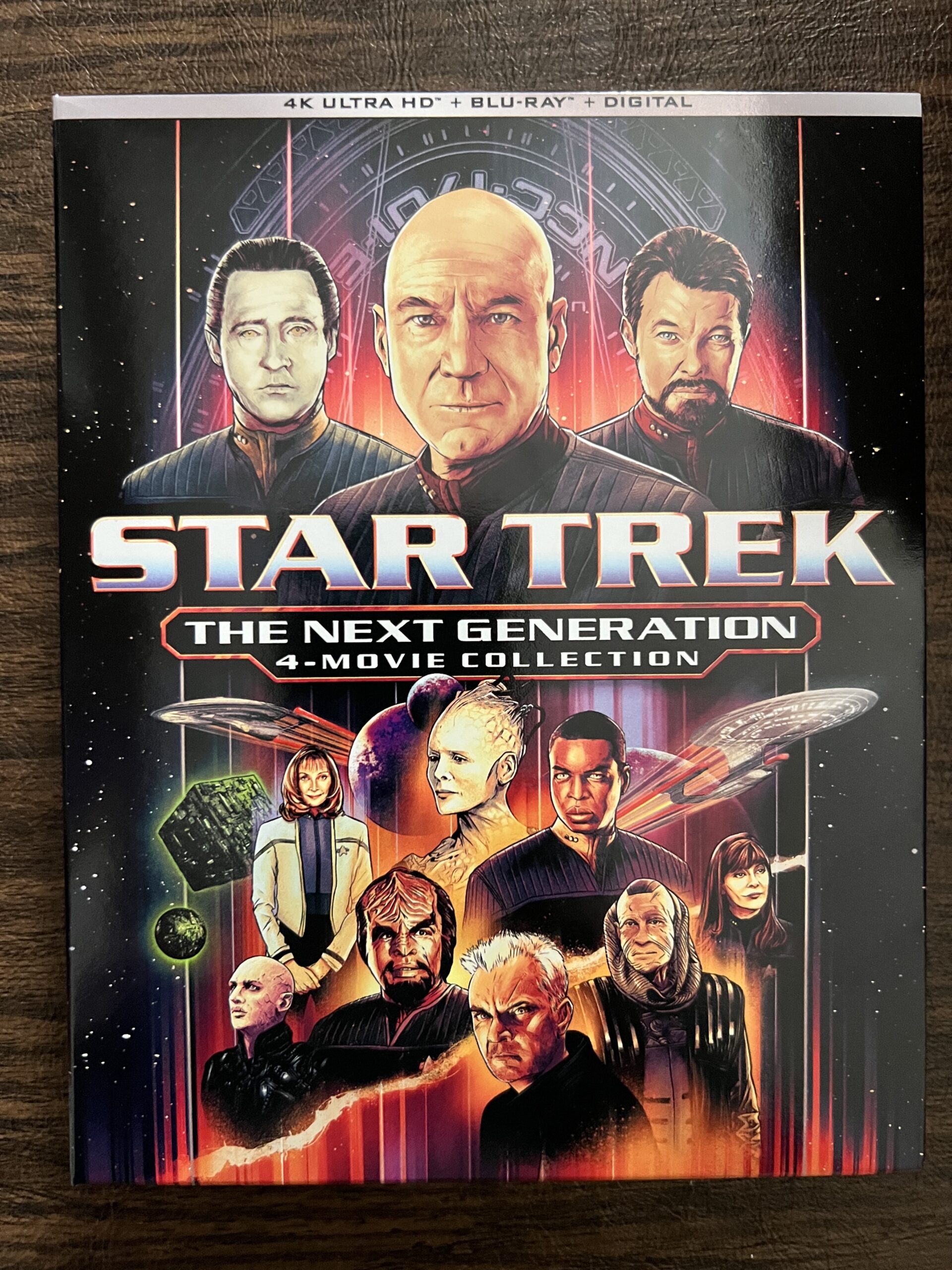 New on 4K Ultra HD STAR TREK THE NEXT GENERATION 4Movie Collection