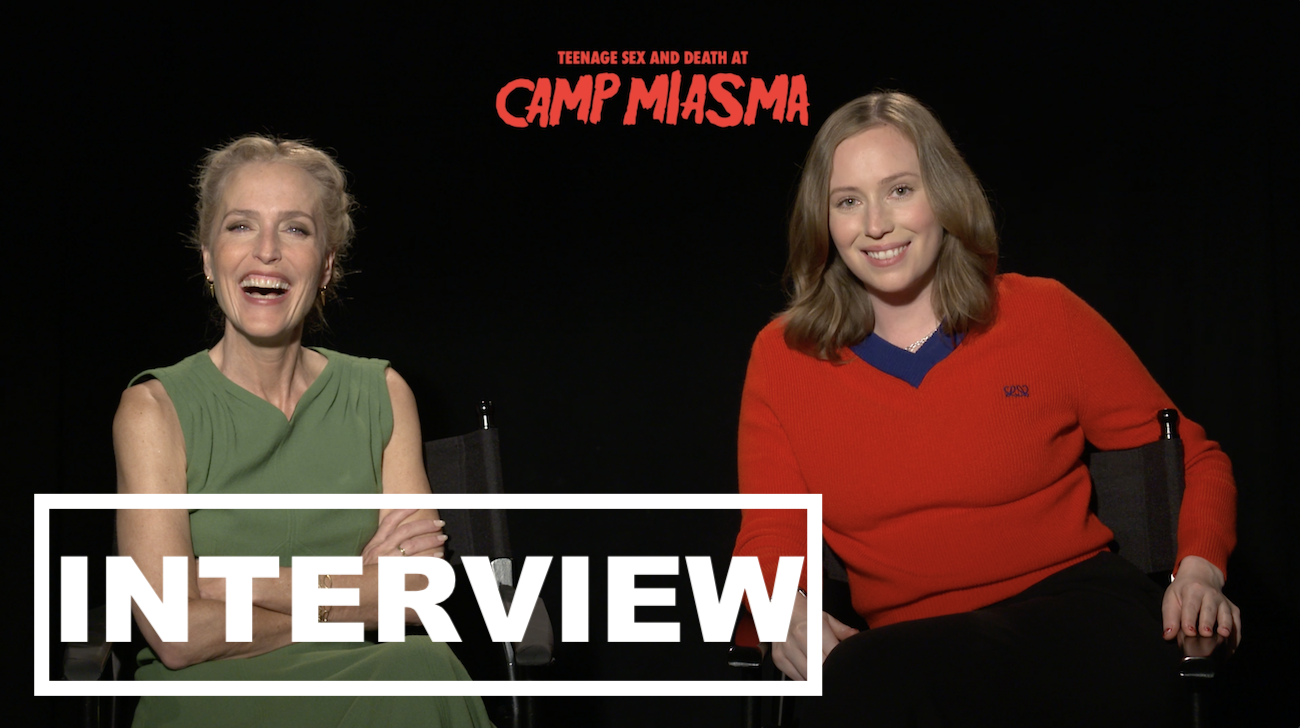 Gillian Anderson and Hannah Einbinder Interview – TEENAGE SEX AND DEATH AT CAMP MIASMA